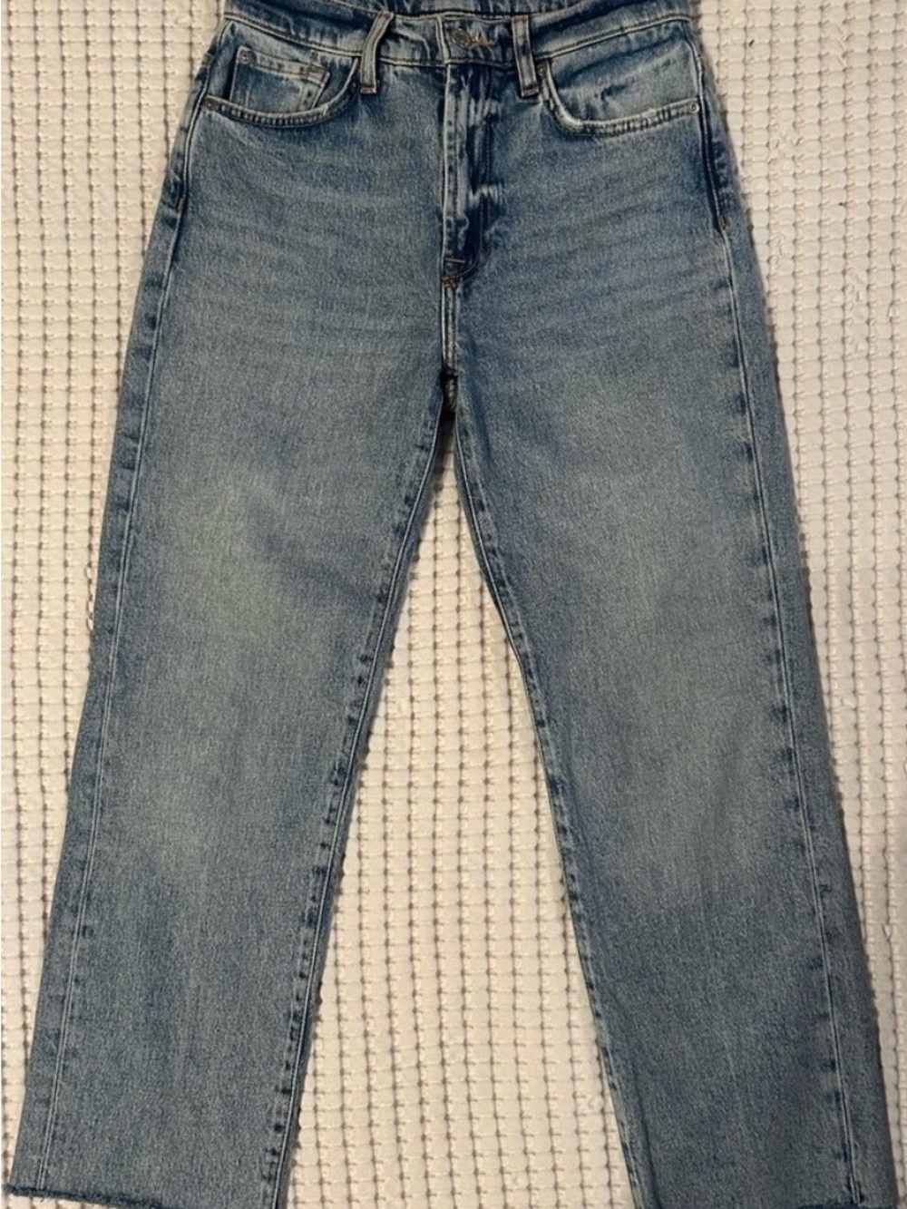7 For All Mankind Logan Stovepipe W/Fringe